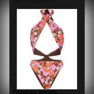 XL Frankies Bikinis
Dorothy crossover halterneck swimsuit NWT